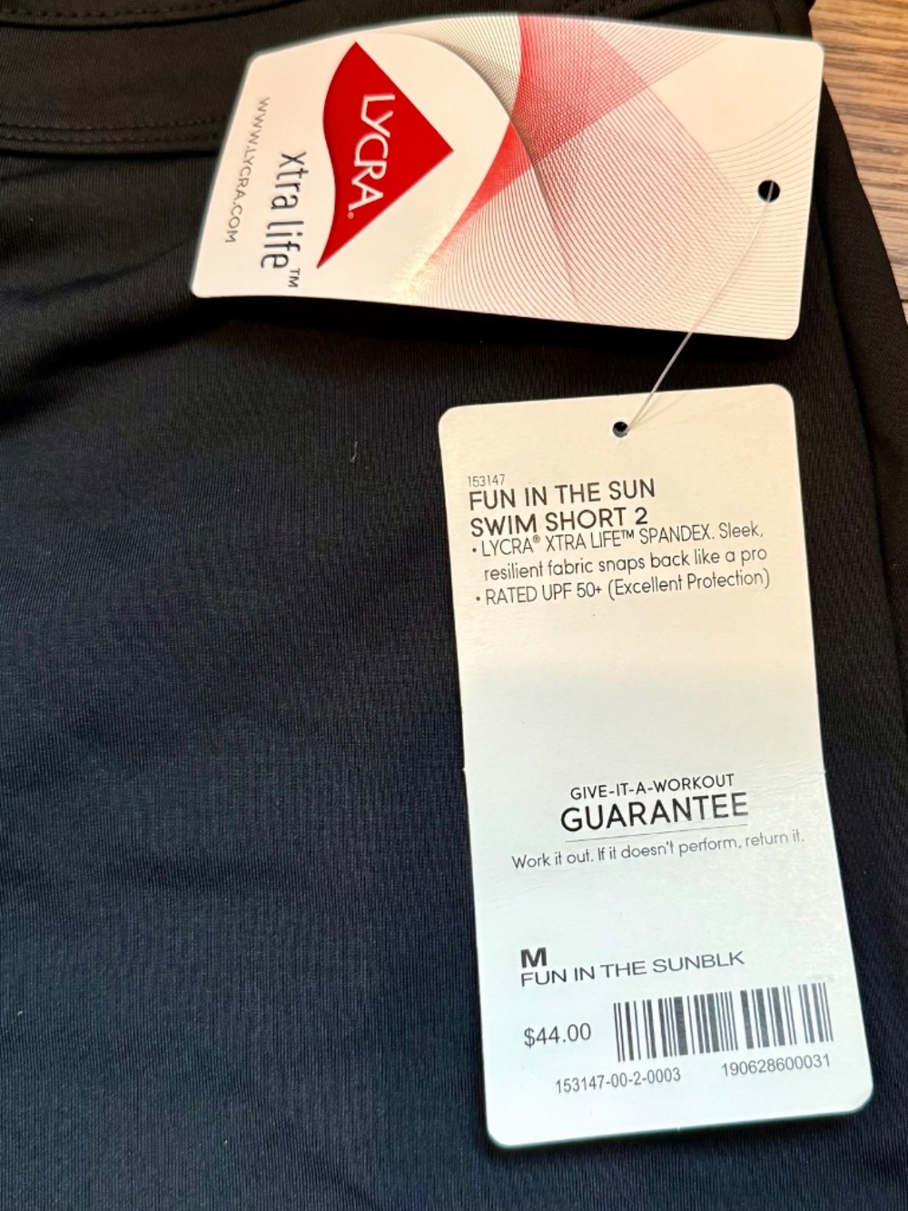 Athleta Fun in the Sun Swim Shorts, Black, size M NWT - Picture 4 of 6